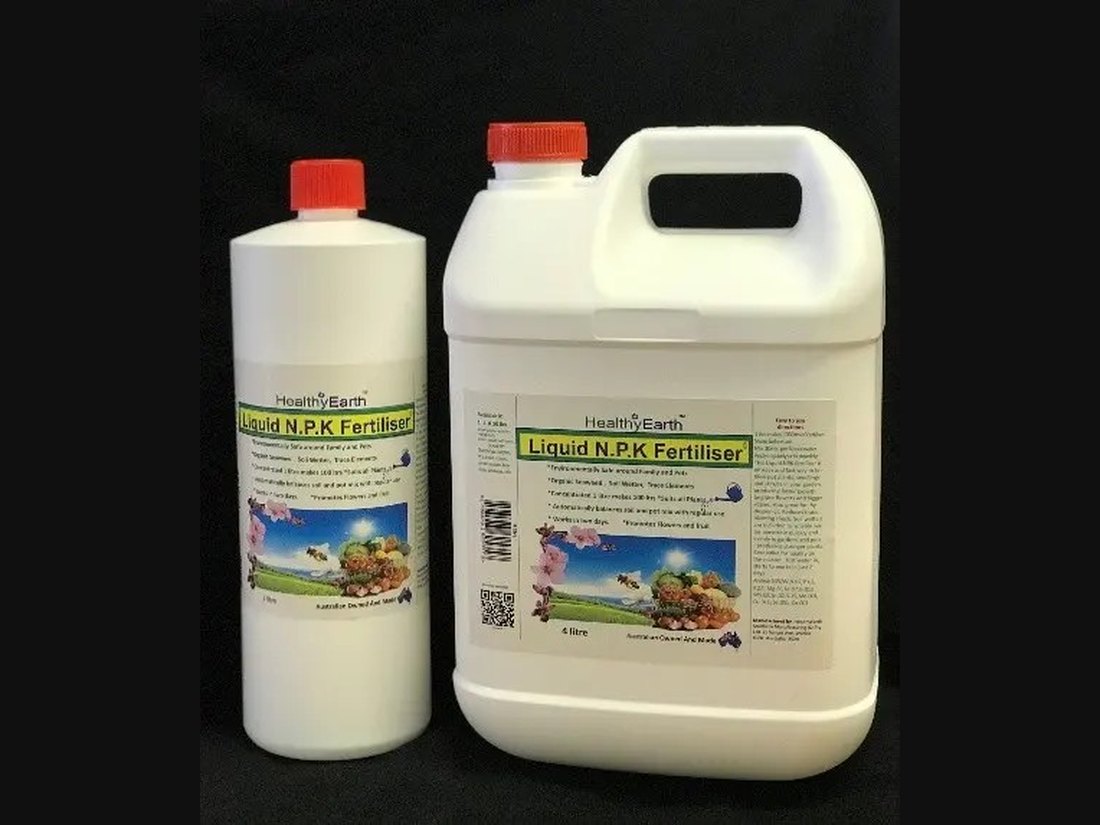 The Healthy Earth organic fertiliser product range used by Grolife
